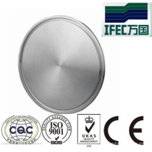 Capuchon d'extrémité solide en acier inoxydable sanitaire (IFEC-EC100001)